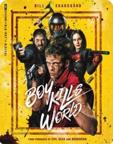 BOY KILLS WORLD 4K UHD (Blu Ray) Region free Brand New