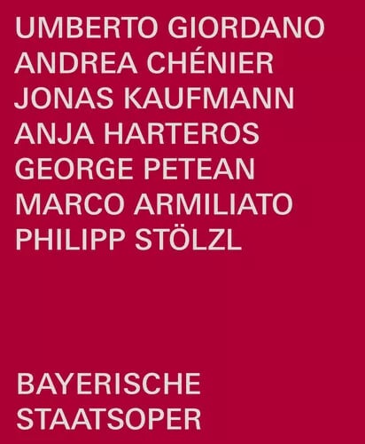 Andrea Chénier: Bavarian State Opera (Armiliato) Bluray (2023) cert TBC Brand New