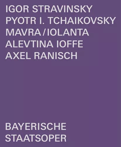 Mavra/Iolanta: Bavarian State Opera (Ioffe) Bluray (2022) Alevtina Ioffe cert Brand New Mavra/Iolanta: Bavarian State Opera (Ioffe) Bluray (2022) Alevtina Ioffe cert Brand New