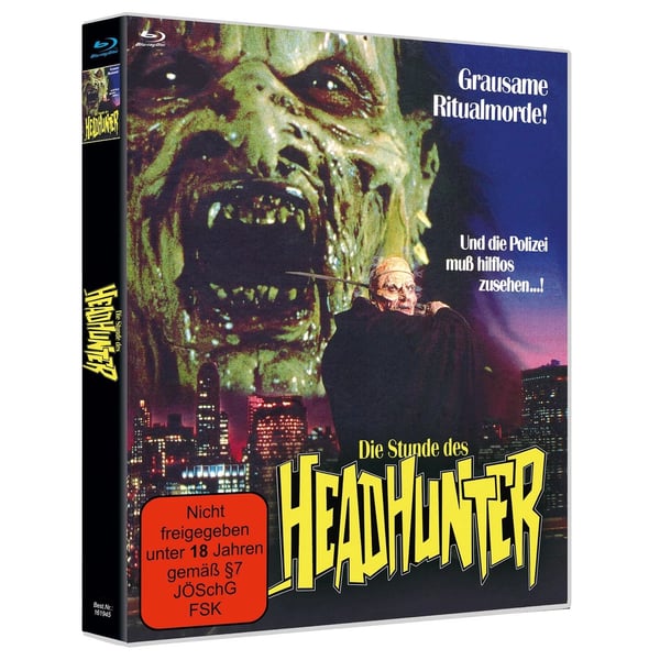 Die Stunde des Headhunter Cover A (Bluray) Sasha Mitchell Kay Lenz Brand New
