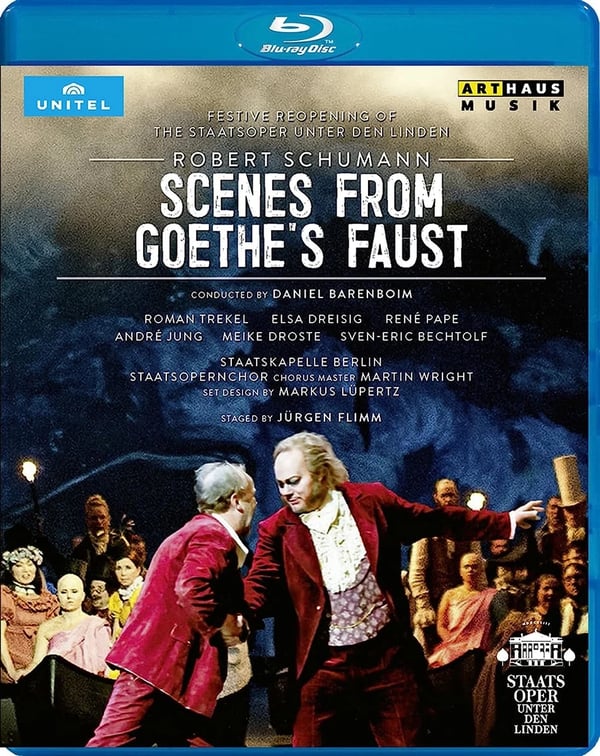 Schumann: Scenes from Goethe's Faust (Barenboim) (Bluray) Robert Schumann Brand New