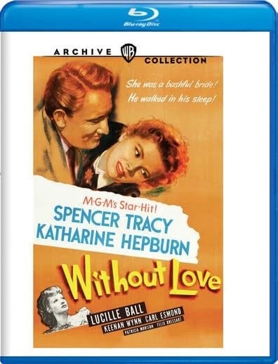 Without Love (Bluray) Carl Esmond Felix Bressart Keenan Wynn Lucille Ball Brand New
