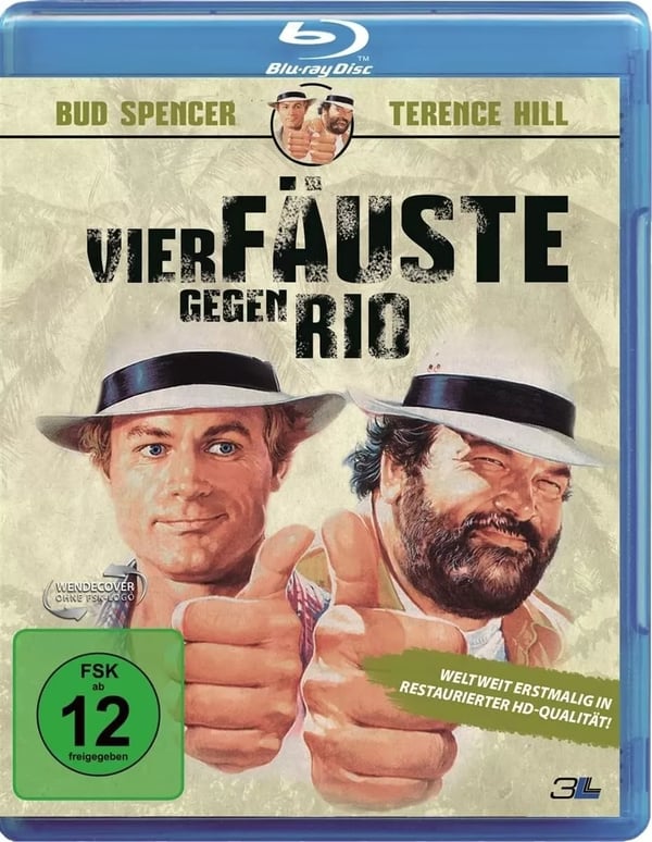 Bluray Double Trouble Terence Hill, Bud Spencer Movie Film RB atible Brand New