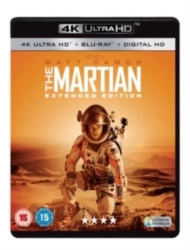 The Martian Extended Edition 4K UHD Blu Ray Region free Brand New