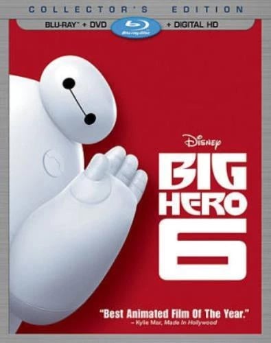 BIG HERO 6 Region A Blu Ray,US Import Brand New