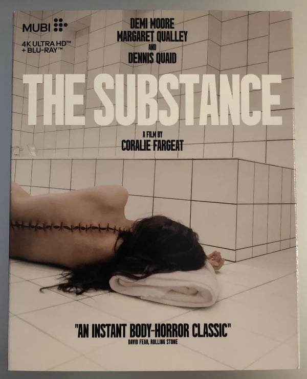 The Substance 4K UHD Blu Ray Region A Demi Moore See Photos Brand New