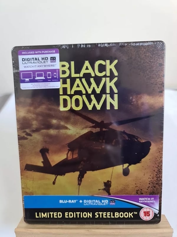 BLACK HAWK DOWN BLURAY LIMITED EDITION STEELBOOK, & Brand New