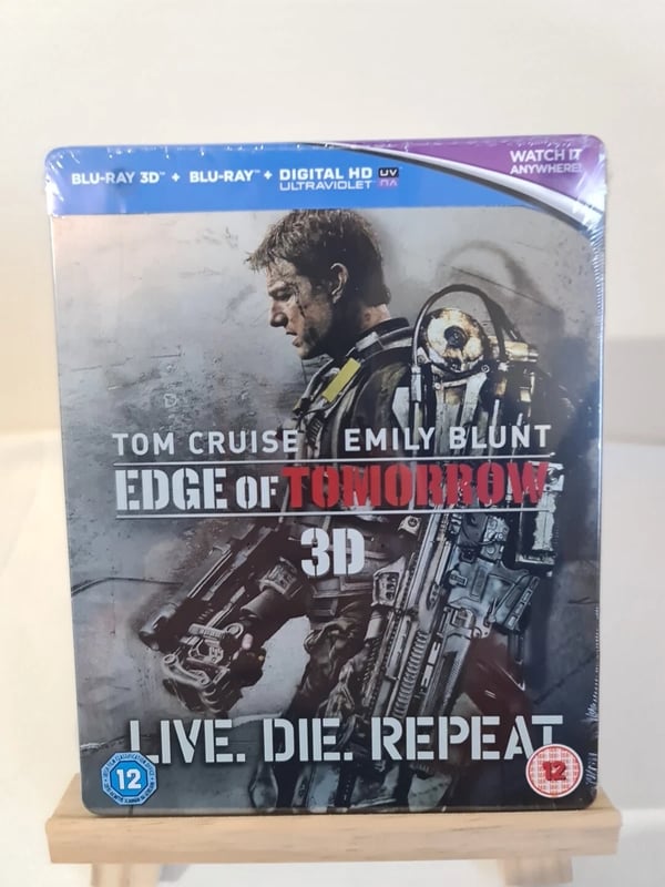 EDGE OF TOMORROW 3D BLURAY STEELBOOK , Brand New