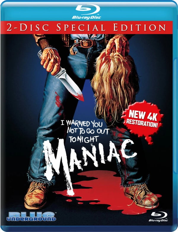 MANIAC (2Disc Special Edition/Bluray) 4k Restoration Region Free Brand New