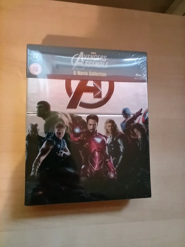 Avengers Assemble 6 Movie Collection Blu Ray Box Set Marvel Phase 1 Brand New