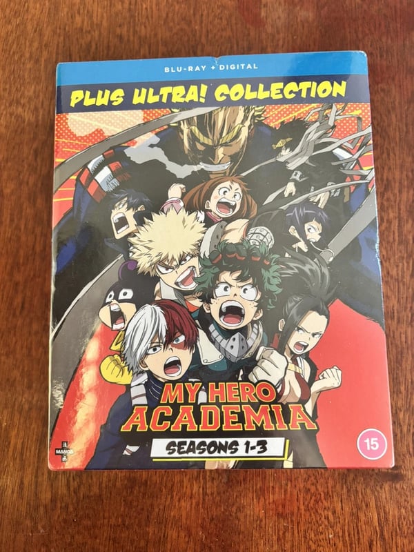 My Hero Academia: Season One Bluray (2019) Youse Kuroda cert 15 3 discs Brand New