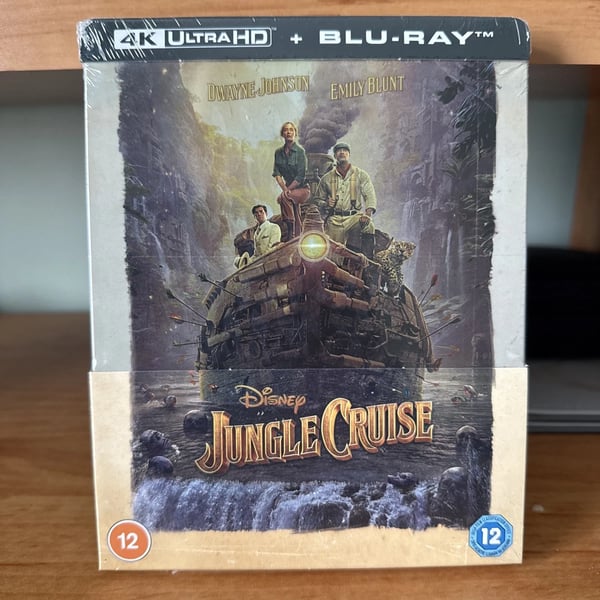 Disney's Jungle Cruise SteelBook 4K UHD Bluray, Ultra HD. . Brand New