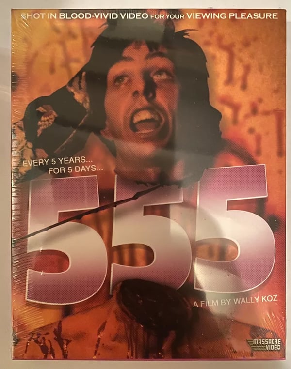 555 Uncut SOV Horror Ltd Ed Massacre Video Blu Ray Region Free Brand New
