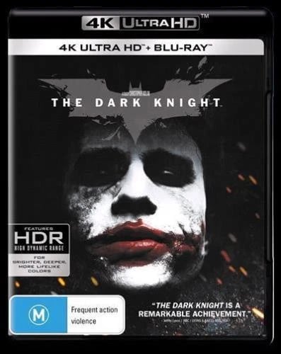 THE DARK KNIGHT (4K UHD/BLURAY) 4K UHD (Blu Ray) Region free Brand New
