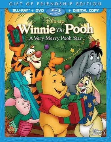 WINNIE THE POOH: A VERY MERRY POOH YEAR Region A Blu Ray,US Import Brand New
