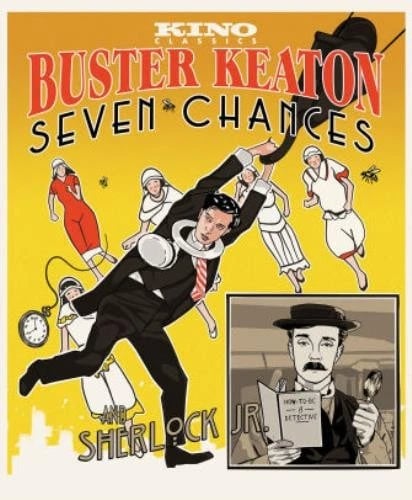 SEVEN CHANCES & SHERLOCK JR Region A Blu Ray,US Import Brand New