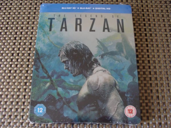 Blu Steel 4 U: The Legend Of Tarzan 3D & 2D & UV Ltd Ed Steelbook 2 Discs Brand New