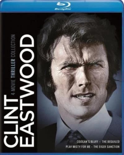 CLINT EASTWOOD: 4MOVIE THRILLER COLLECTION Region A Blu Ray,US Import Brand New
