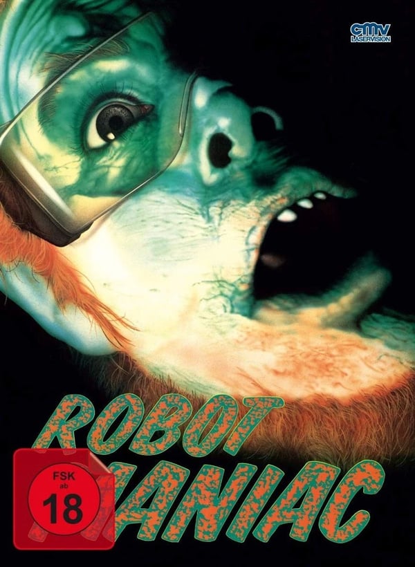 Robot Maniac Mediabook Cover A Limited Edition auf 666 Stück U (Bluray) Brand New