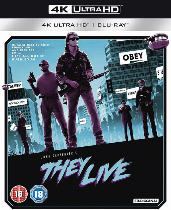 They Live 4K UHD Ultra High Definition Movie Film Brand New