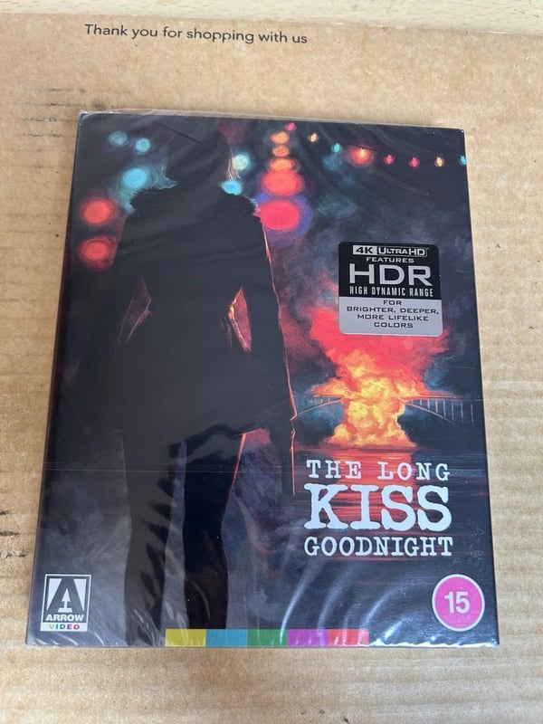The Long Kiss Goodnight Arrow 4K UHD Limited Edition Geena Davis Brand New