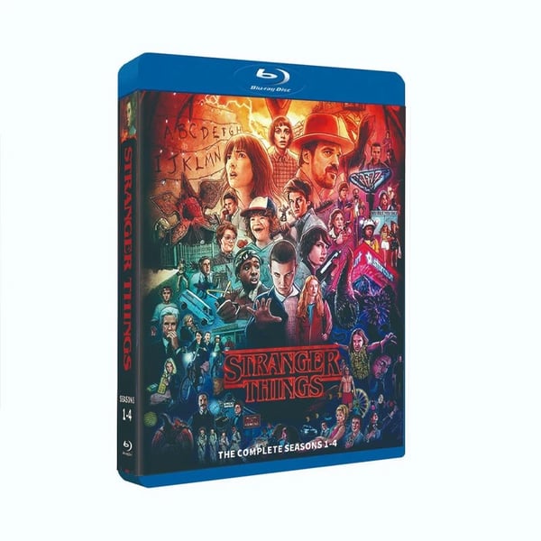 Stranger Things Sæson 1-4 – Blu-ray Boxset (9 skiver) Stranger Things Sæson 1-4 – Blu-ray Boxset (9 skiver)