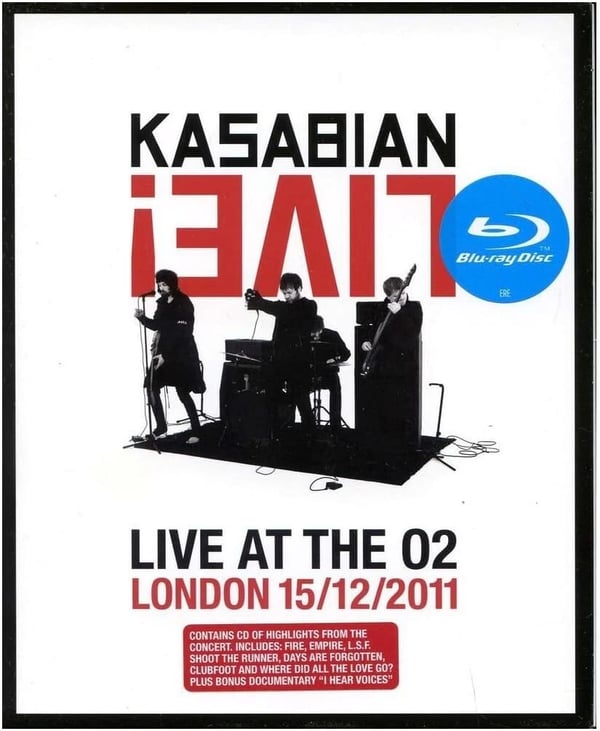 KASABIAN LIVE! LIVE AT THE LONDON O2 ARENA IN DECEMBER 2011 Bluray Brand New