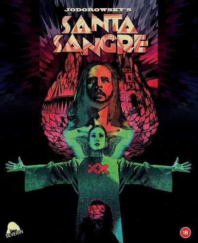 Santa Sangre Bluray (2024) Axel Jodorowsky cert 18 4 discs Brand New