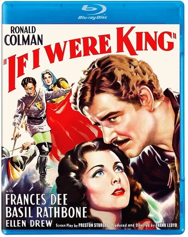 If I Were King (Bluray) C.V. France Ronald Colman Basil Rathbone Frances Dee Brand New