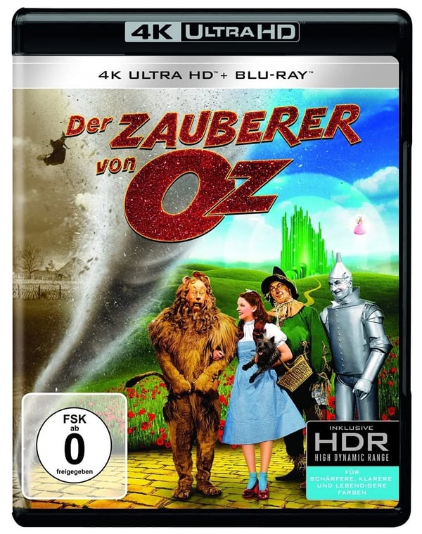 Der Zauberer von Oz (4K UltraHD) (+ Bluray 2D) (4K UHD Bluray) Brand New