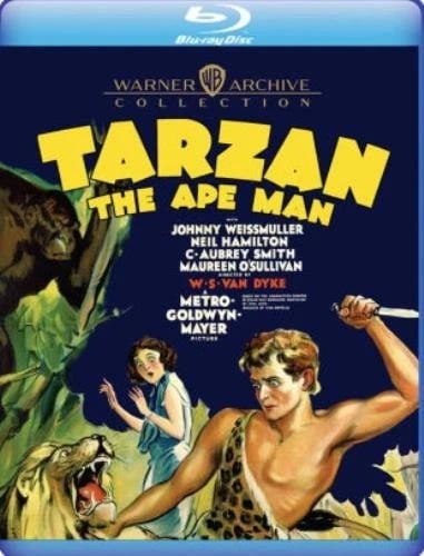 TARZAN THE APE MAN (1932) Region free Blu Ray Brand New