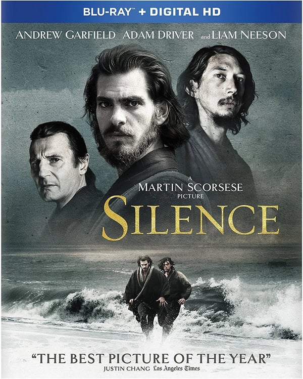 SILENCE (Andrew Garfield) BLU RAY Region free Brand New