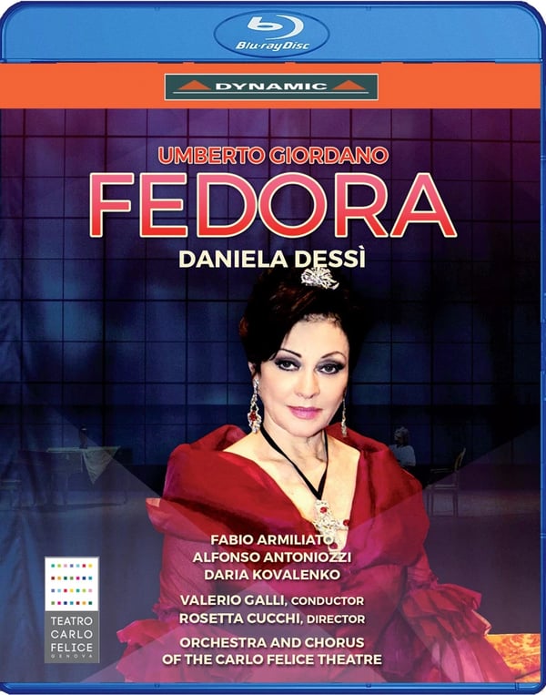 Giordano: Fedora (Bluray) Teatro Carlo Felice Galli Brand New