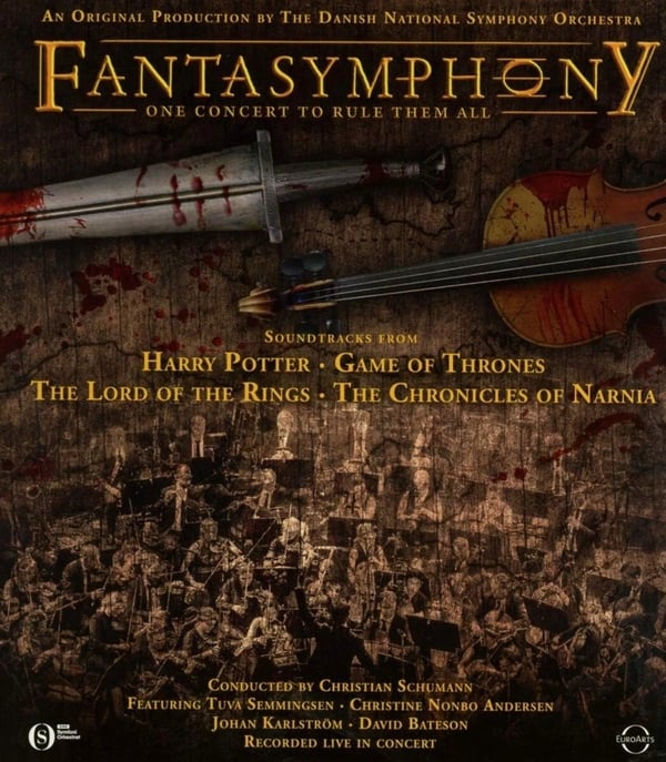 Fantasymphony Danish National Symphony Orchestra Choir Blu Ray DTSHD Audio 5.1 Brand New