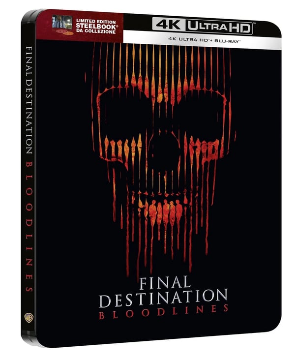 FINAL DESTINATION BLOODLINES Steelbook 2 'Bus Shelter Skull' (4 (4K UHD Bluray) Brand New