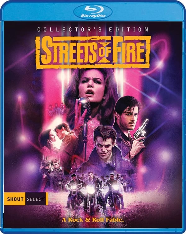 Streets Of Fire (Bluray) Michael Pare Diane Lane Willem Dafoe Rick Moranis Brand New