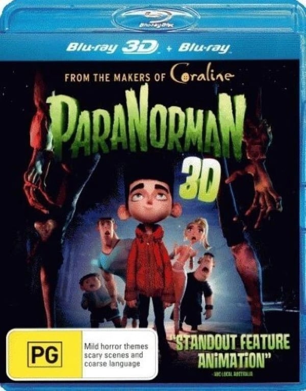 ParaNorman (3D Bluray/Bluray) BluRay Bluray (N/A) Brand New