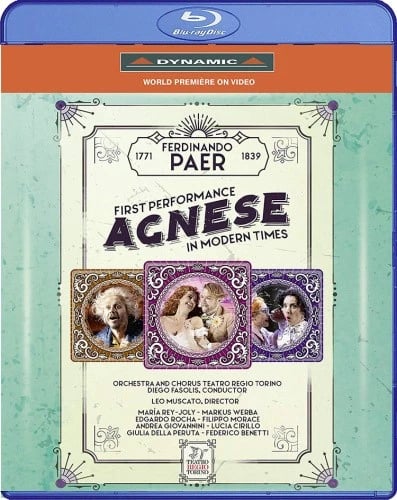 Agnese: Teatro Regio Torino (Fasolis) [Region B] [Bluray] DVD Brand New
