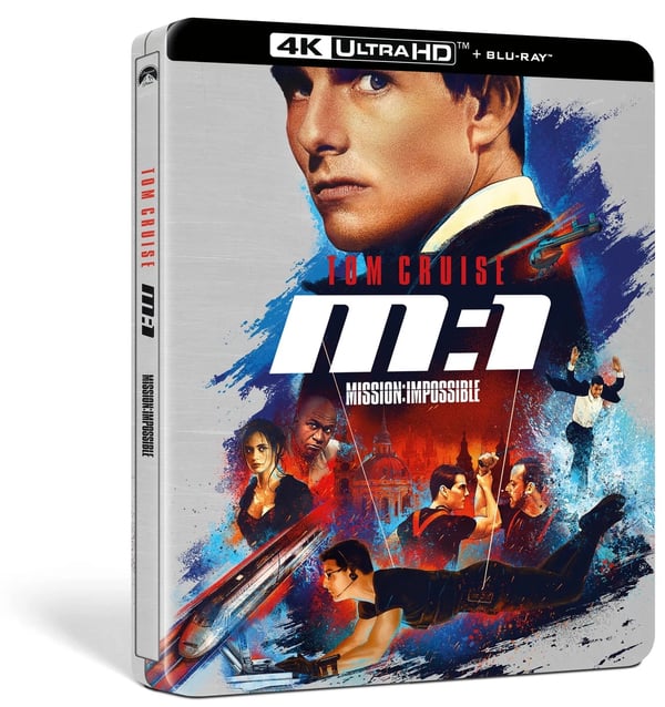 Mission: Impossible (Steelbook 4K UHD + Bluray) (4K UHD Bluray) Tom Cruise Brand New