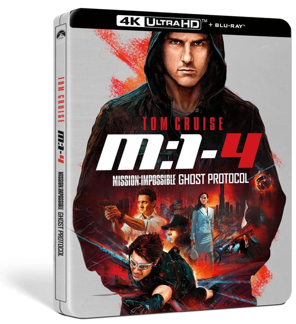 Mission: Impossible Protocollo Fantasma (Steelbook 4K UHD + 2 (4K UHD Bluray) Brand New