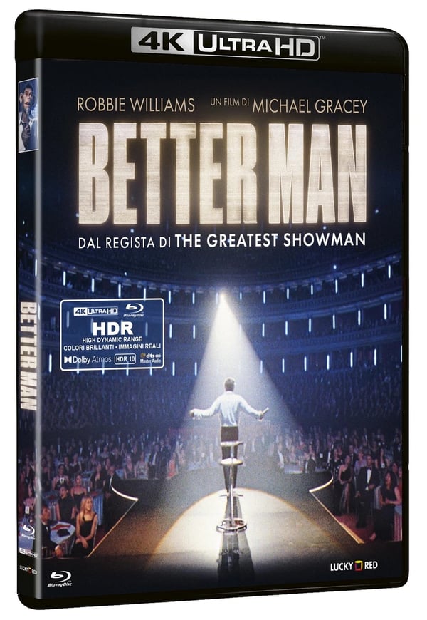 Better Man (4K UHD (4K UHD Bluray) Robbie Williams Jonno Davies Steve Pemberton Brand New