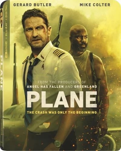 PLANE (2023) 4K UHD (Blu Ray) Region free Brand New