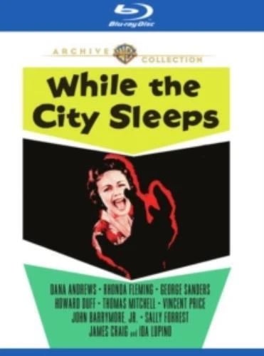 WHILE THE CITY SLEEPS (1956) Region free Blu Ray Brand New