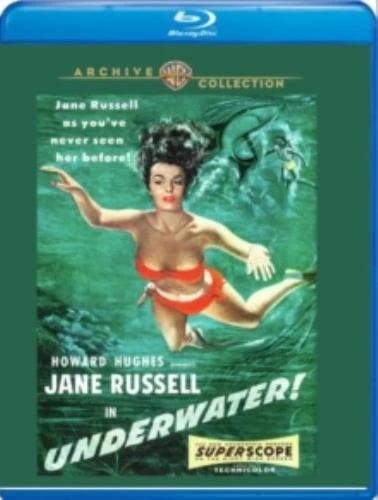 UNDERWATER (1954) Region free Blu Ray Brand New