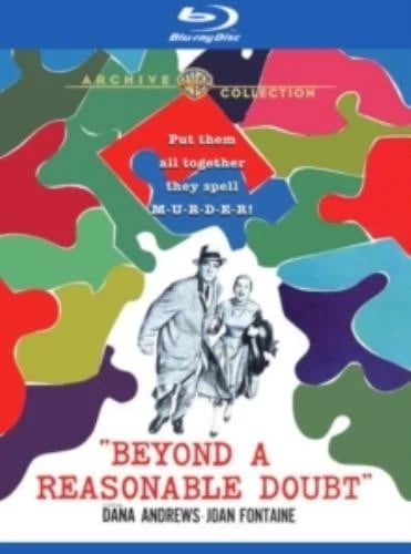 BEYOND A REASONABLE DOUBT (1956) Region free Blu Ray Brand New