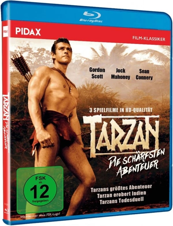 TARZAN'S GREATEST ADVENTURE / GOES TO INDIA / THREE CHALLENGES / RB Bluray Brand New