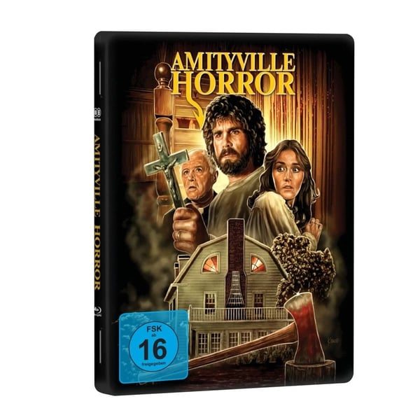 THE AMITYVILLE HORROR 1979 / STEELBOOK / James Brolin Region B Bluray Brand New