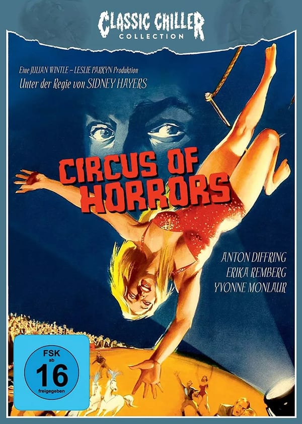 CIRCUS OF HORRORS 1960 Special Edition / Donald Pleasance RB Blu Ray & CD Brand New