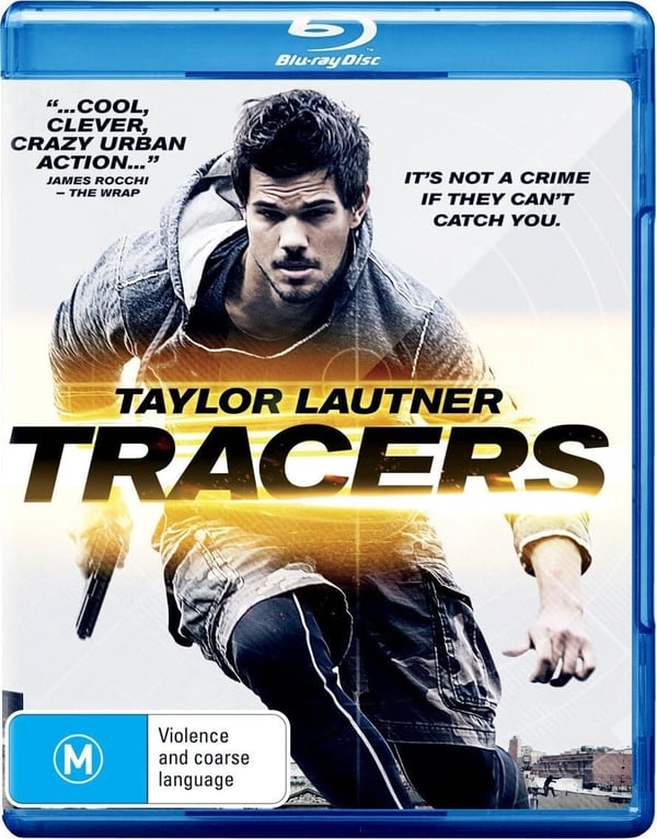 TRACERS Bluray Taylor Lautner Movie Film atible R2 Brand New