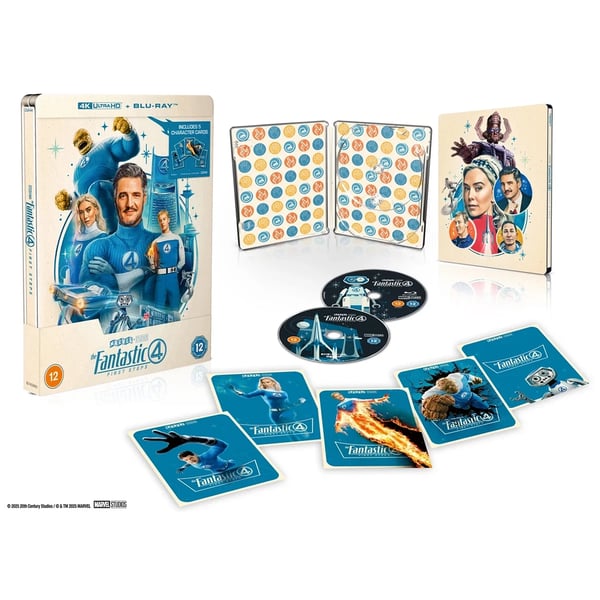 The Fantastic Four: First Steps Steelbook Limited Edition [12] 4K UHD Brand New